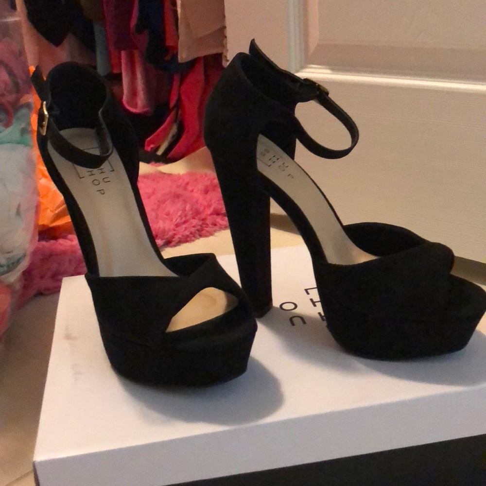 Black heels